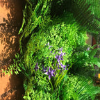 Flame Resistant Artificial Green Wall Hedge Panel 100 x 100cm