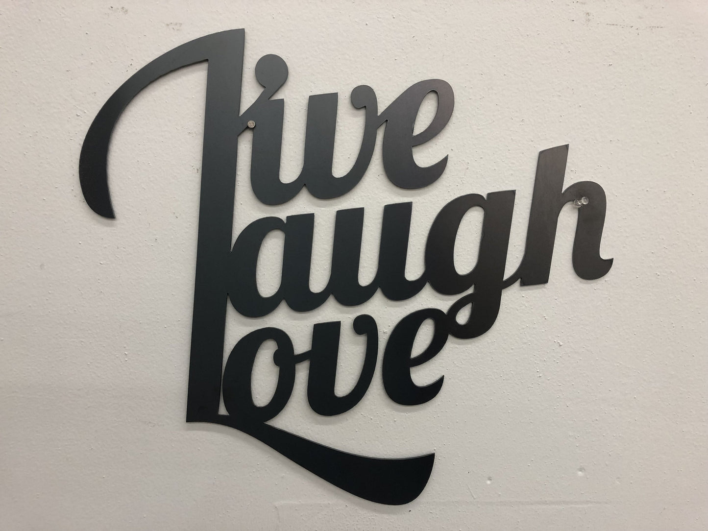 Live Laugh Love - Metal Wall Art