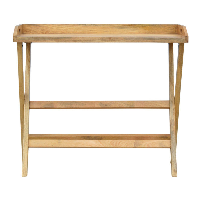 Butler Style Writing Desk with Foldable Legs Main image