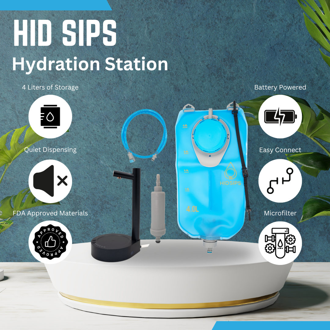 SYPS Water Dispenser w/ 4L Water Reservoir and Filtration System