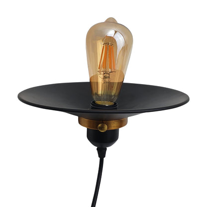 Adjustable Black Metal Ceiling Pendant Light Easy Fit ~2463