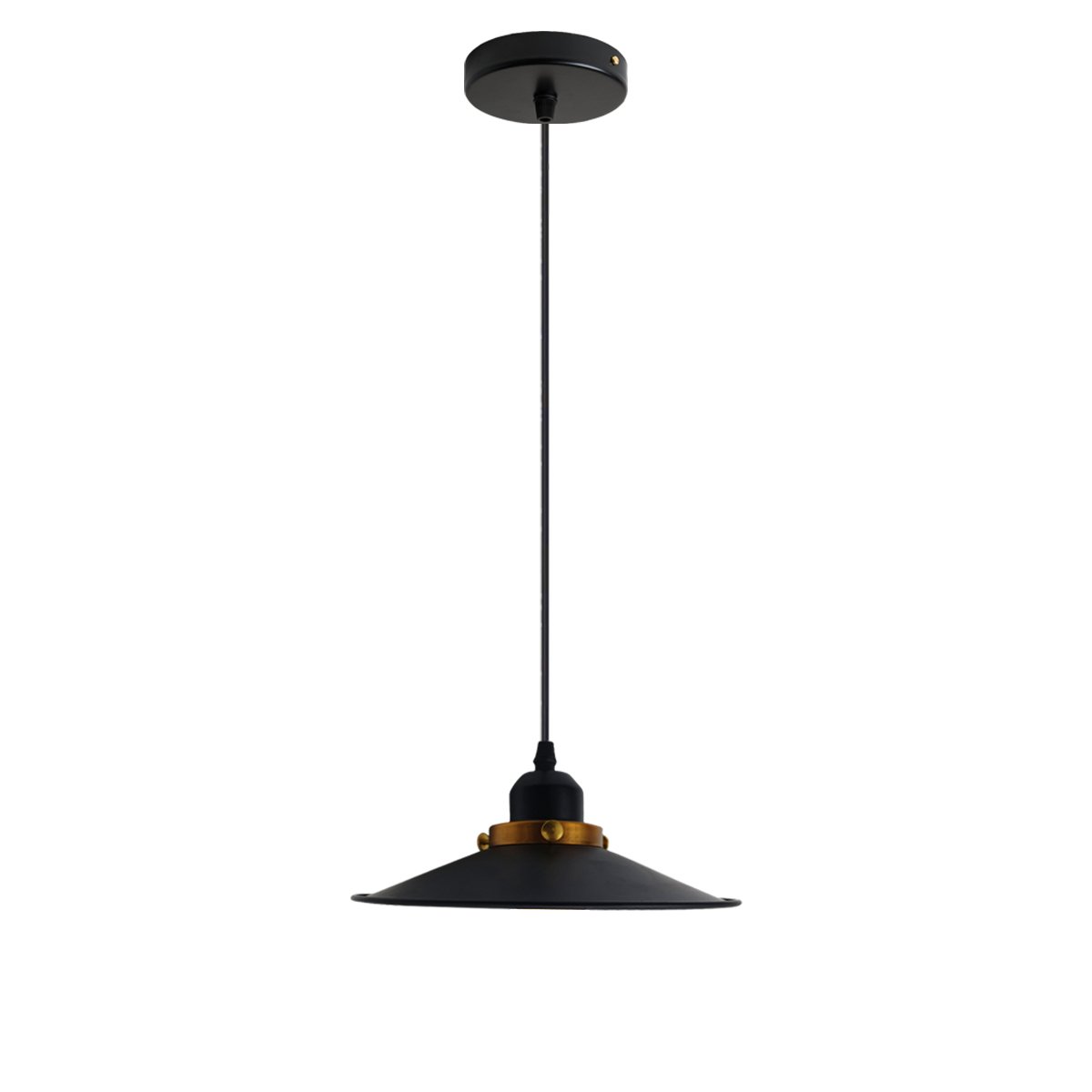 Adjustable Black Metal Ceiling Pendant Light Easy Fit ~2463 Secondary image