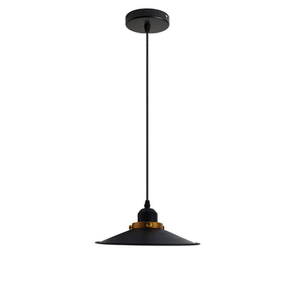 Adjustable Black Metal Ceiling Pendant Light Easy Fit ~2463