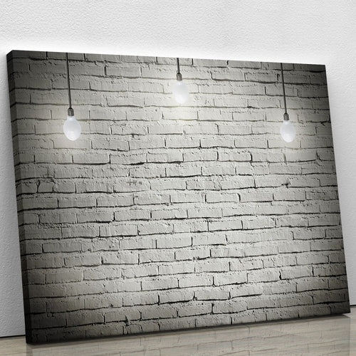 Industrial interior with wooden Canvas Print or Poster Secondary image