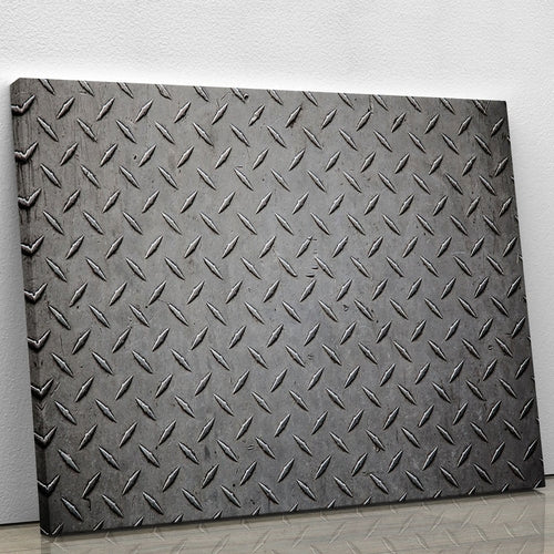 Industrial metal plate Canvas Print or Poster
