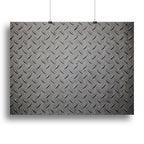 Industrial metal plate Canvas Print or Poster