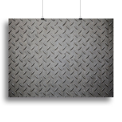 Industrial metal plate Canvas Print or Poster