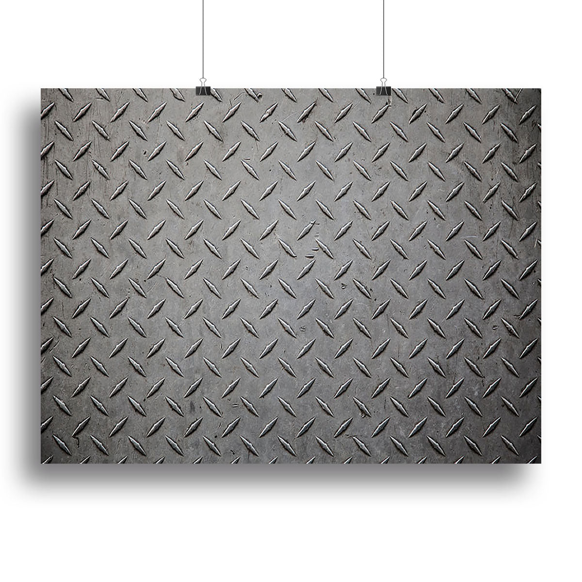 Industrial metal plate Canvas Print or Poster Main image