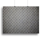 Industrial metal plate Canvas Print or Poster