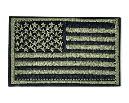 Tactical USA Flag Patch with Detachable Backing