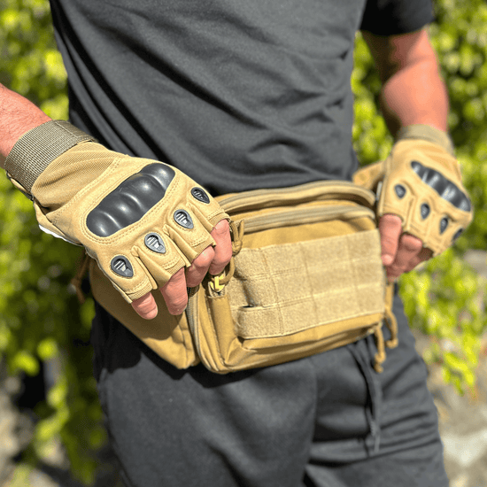 Tactical Fingerless Airsoft Gloves for Outdoor Sports, Paintball, and