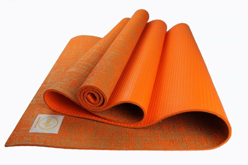 Jute Premium Eco Yoga Mat + Foot Massager (7.5cm x 17.5cm)