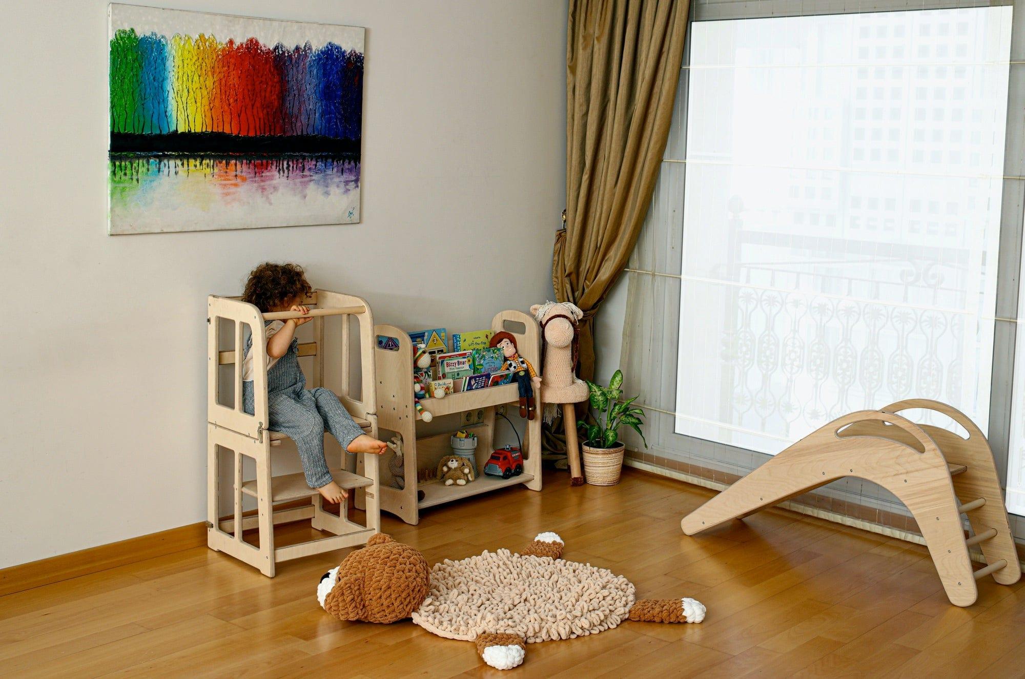 2in1 Montessori Learning Tower & Desk Secondary image