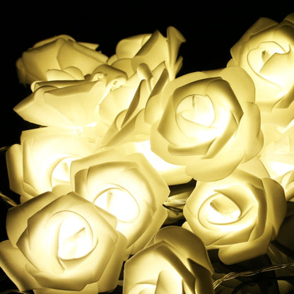 3m Rose Shape USB Plug Romantic LED String Holiday Light, 20 LEDs