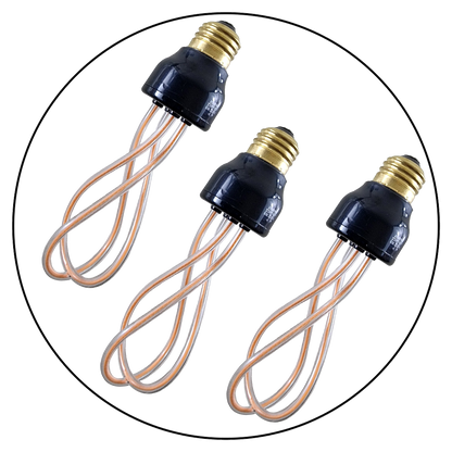 3 Pack Retro LED 8W Soft Filament E27 Decorative Industrial Light~1005