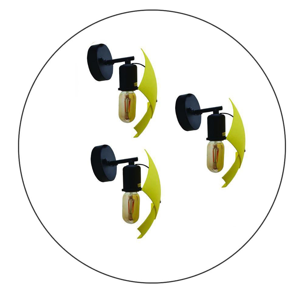 3 Pack Modern Wall Light Indoor Sconce Lighting Lamp Fixture With LED Main image