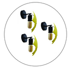 3 Pack Modern Wall Light Indoor Sconce Lighting Lamp Fixture With LED