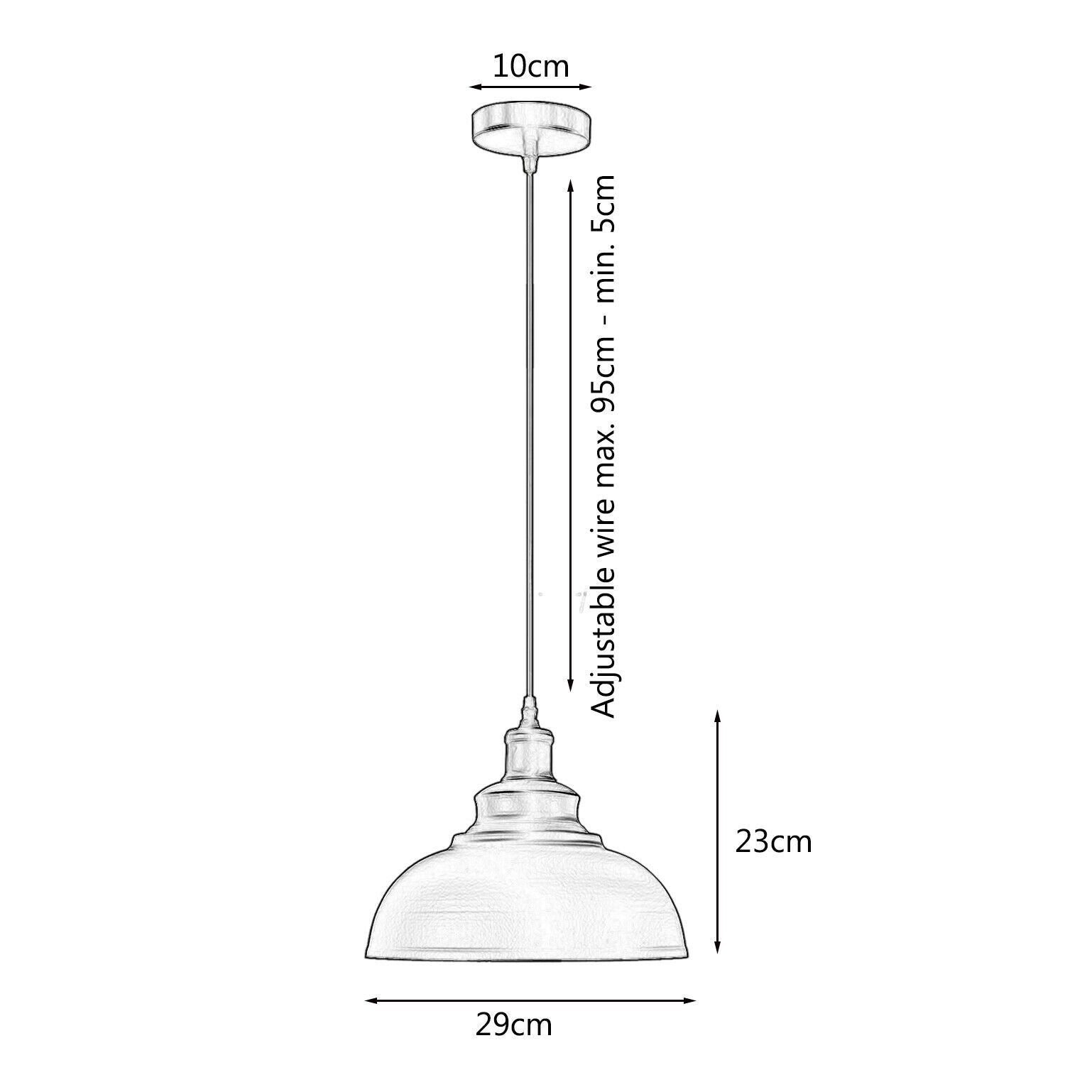 Curvy Black Shade Industrial Hanging Ceiling Lighting~1491 Secondary image