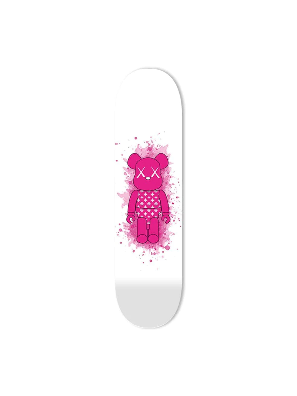 Diamonds Pink Toy Figure Skateboard Main image