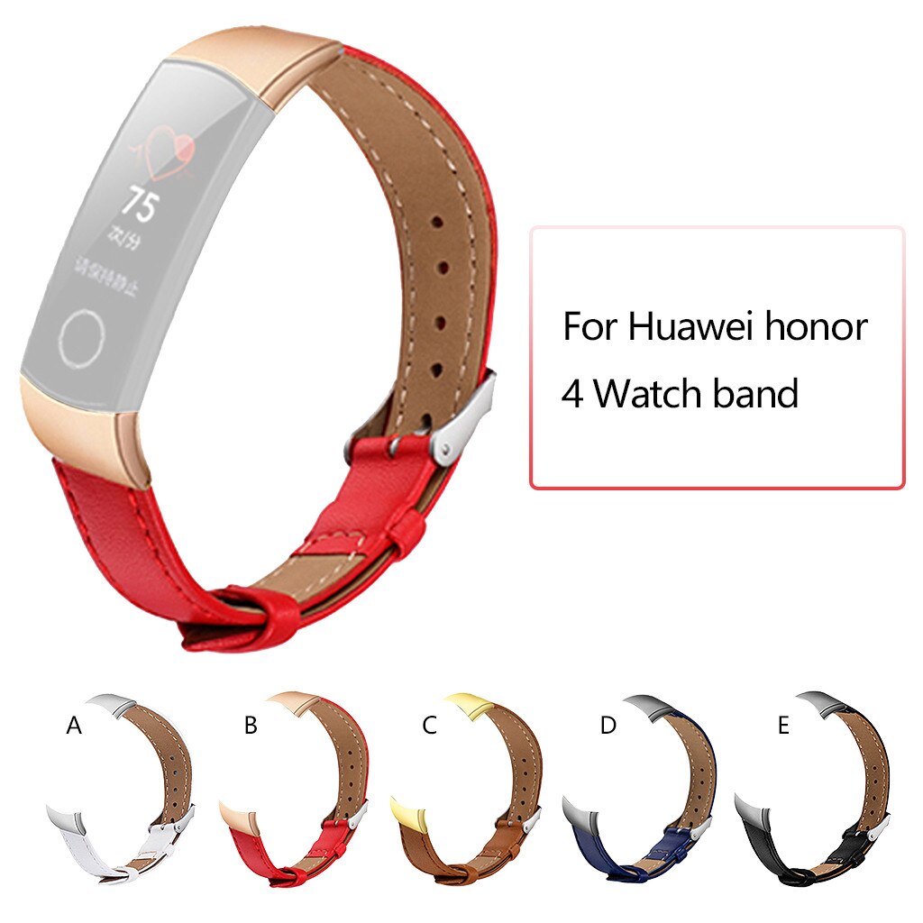 Leather Wrist Watch Strap Band Buckle Belt