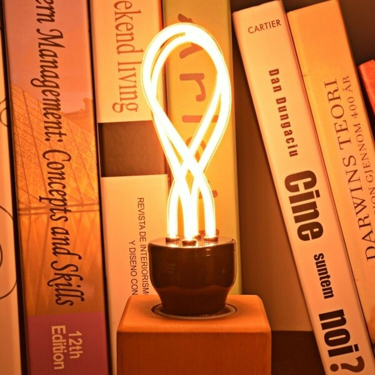 3 Pack Vintage LED 8W Soft Filament E27 Decorative Industrial Secondary image