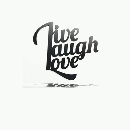 Live Laugh Love - Metal Wall Art