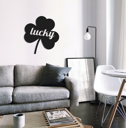 Lucky Clover - Metal Wall Art