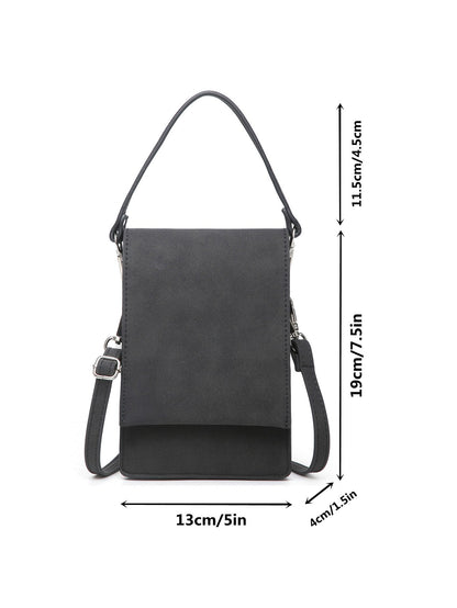 Women Small Crossbody Purse Cell Phone Pouch MT2078-3 BK