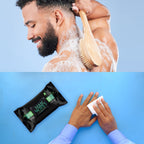 Clean & Refresh Bundle: 1200 Flushable Man Wipes (Mint Scented) - 12