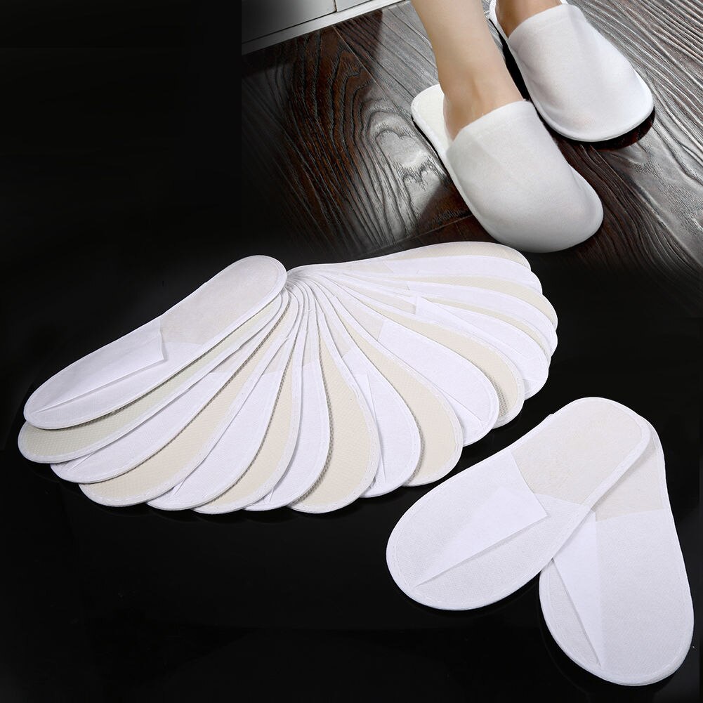 Men Women Spa Hotel Use Disposable Slipper Closed