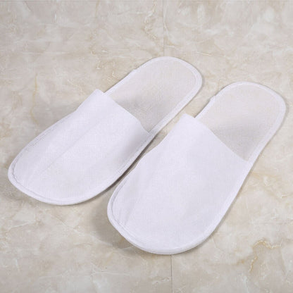 Men Women Spa Hotel Use Disposable Slipper Closed