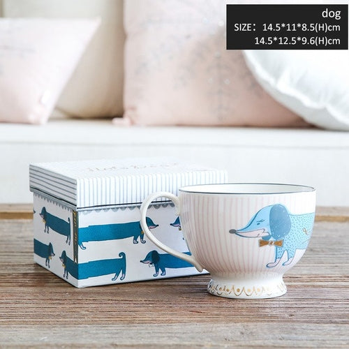 1 Piece Cartoon Mug With Gift Box Novelty