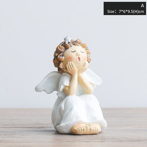 1 Piece Singing Angel Lovely Ceramic Figurine