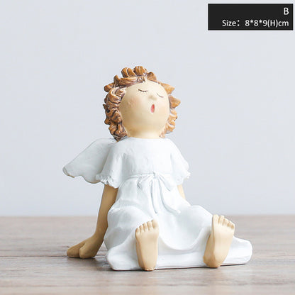 1 Piece Singing Angel Lovely Ceramic Figurine