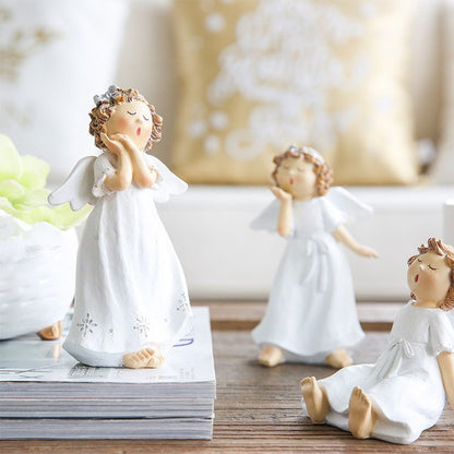 1 Piece Singing Angel Lovely Ceramic Figurine