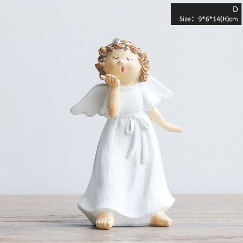 1 Piece Singing Angel Lovely Ceramic Figurine