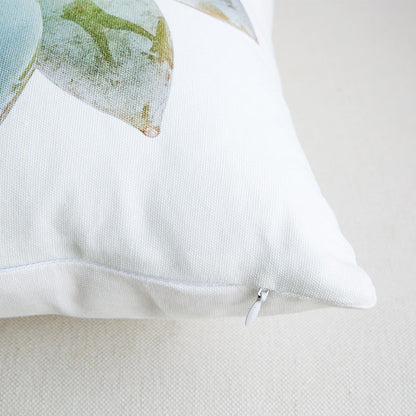 Cushion Pillow Succulent Print Removable