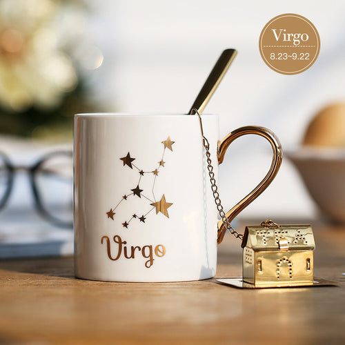 Home Ceramic Cup Kit Porcelain Constellation