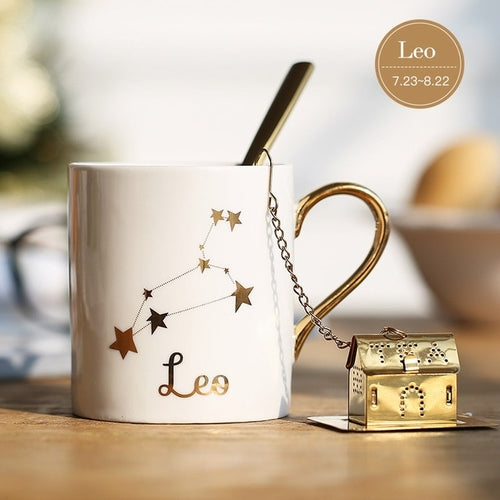 Home Ceramic Cup Kit Porcelain Constellation