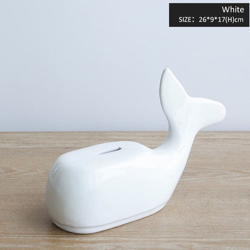 Piggy Bank Money Box for Children Whale Shape