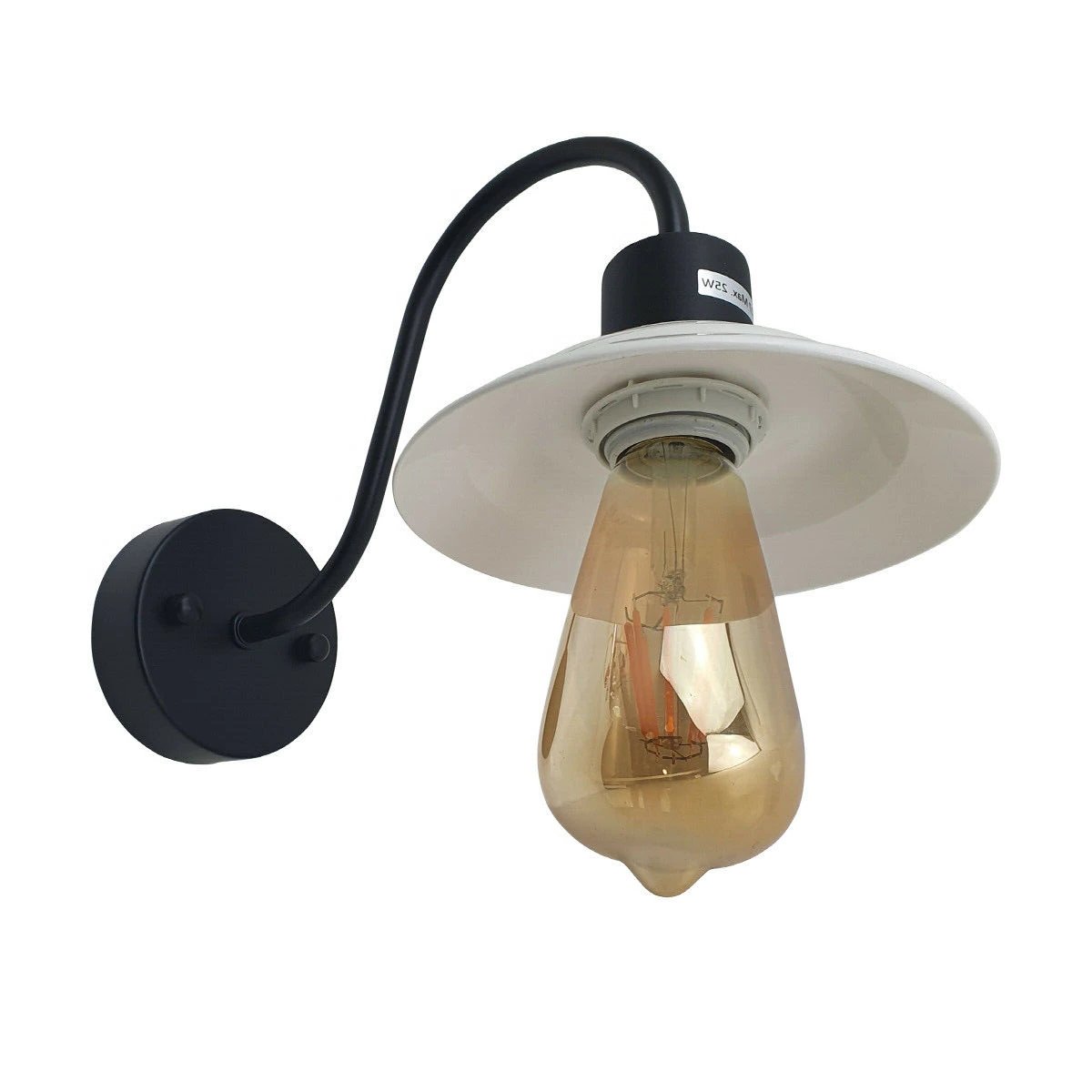 Modern Antique Brass Black Wall Scone Lamp Light Shade Set~2475 Secondary image