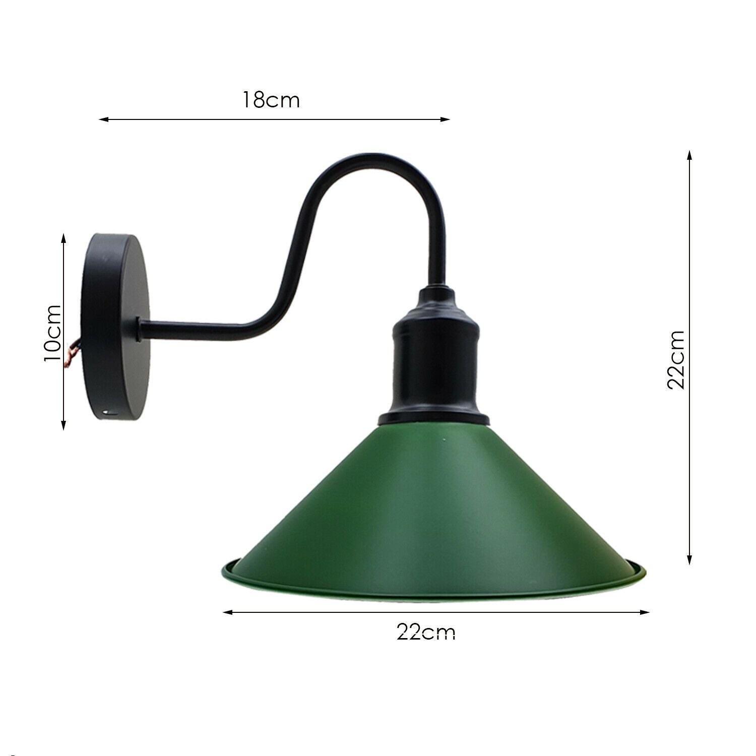 Modern Retro Industrial Wall Mounted Lights Rustic Sconce Lamps Secondary image