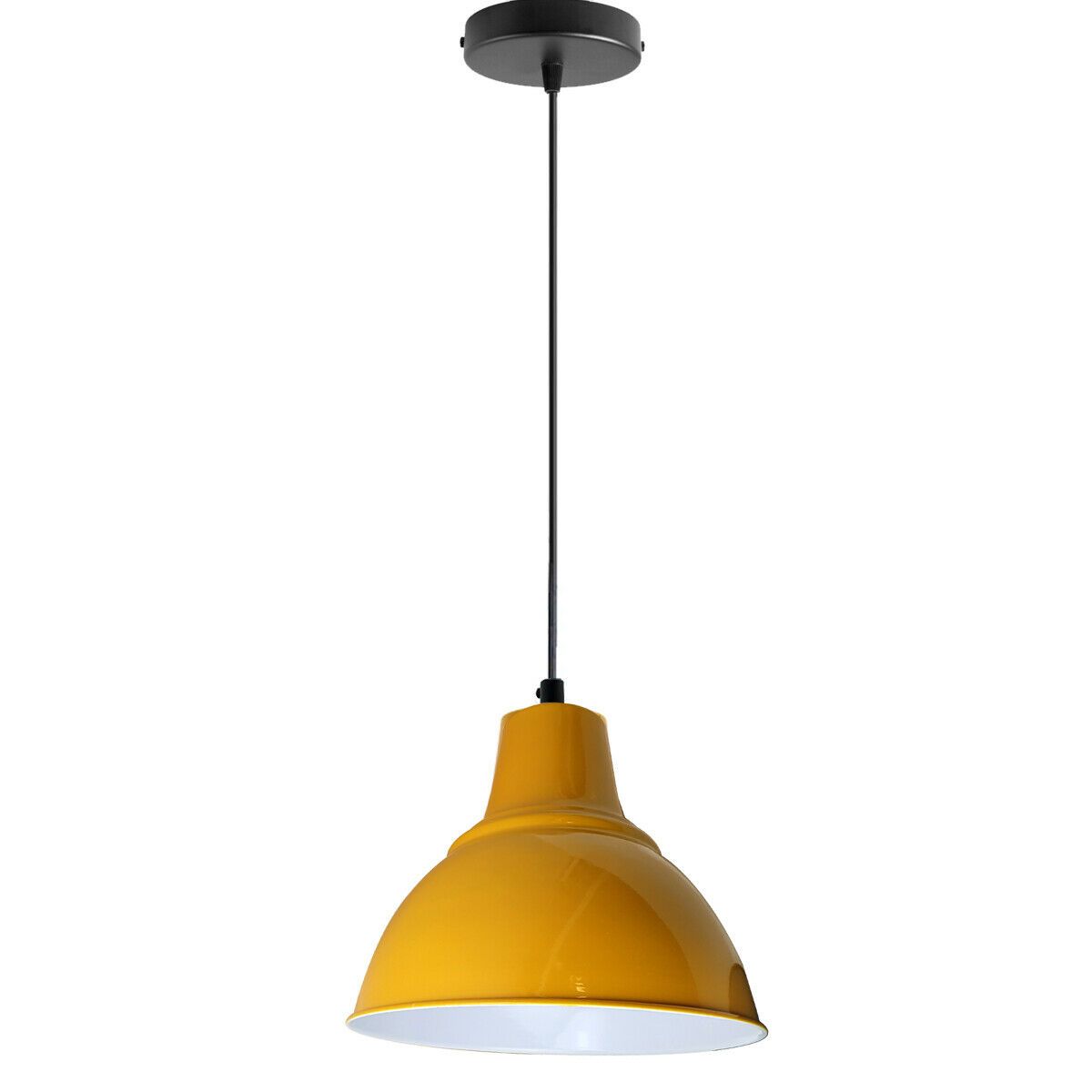 Modern Vintage Style Ceiling Yellow colour Pendant Lamp~2501 Main image
