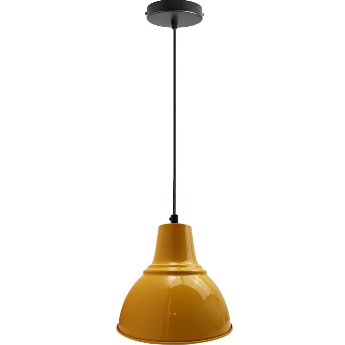 Modern Vintage Style Ceiling Yellow colour Pendant Lamp~2501 Secondary image