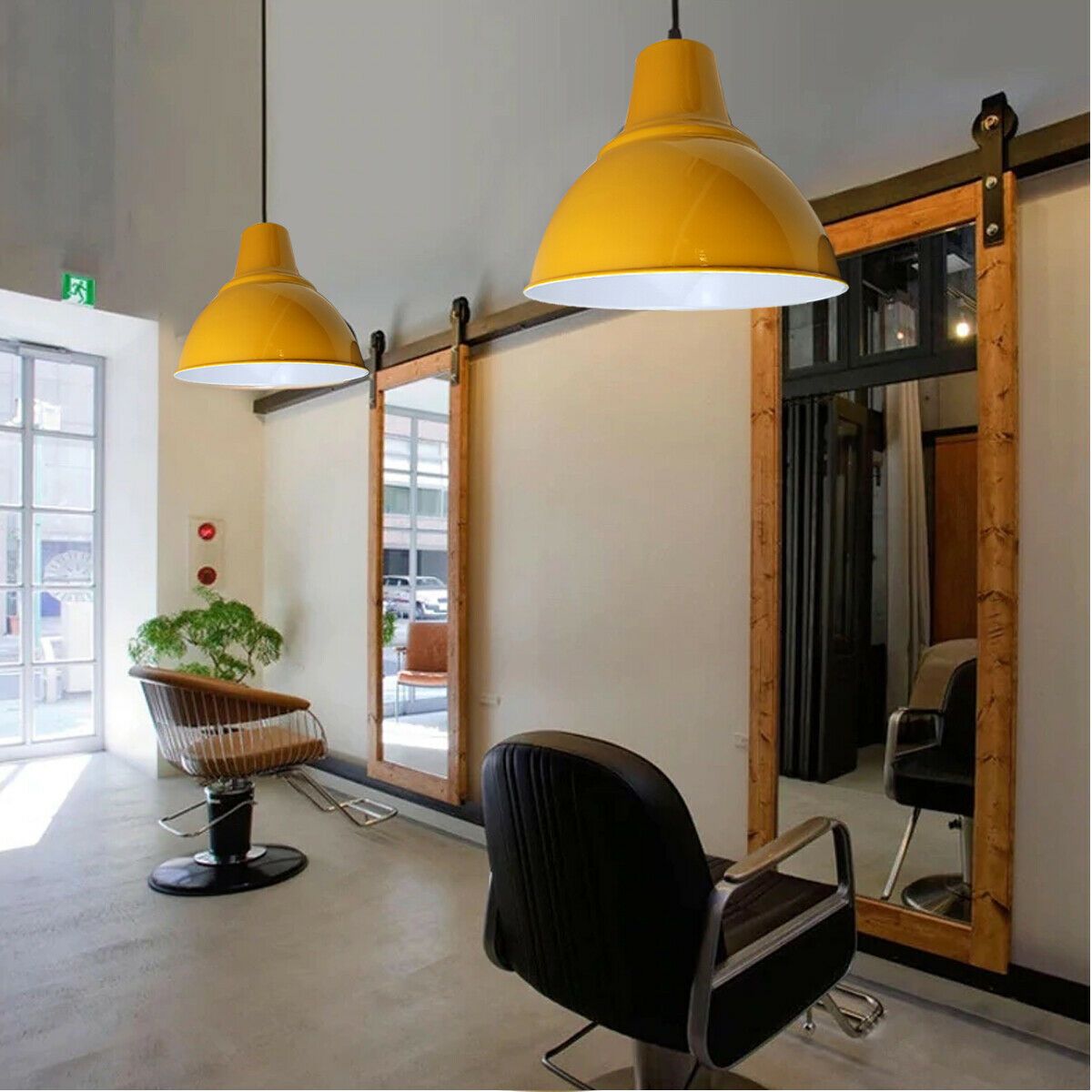 Modern Vintage Style Ceiling Yellow colour Pendant Lamp~2501