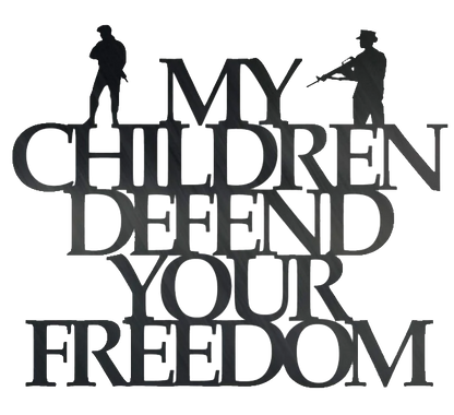 My Children Defend - Metal Wall Art