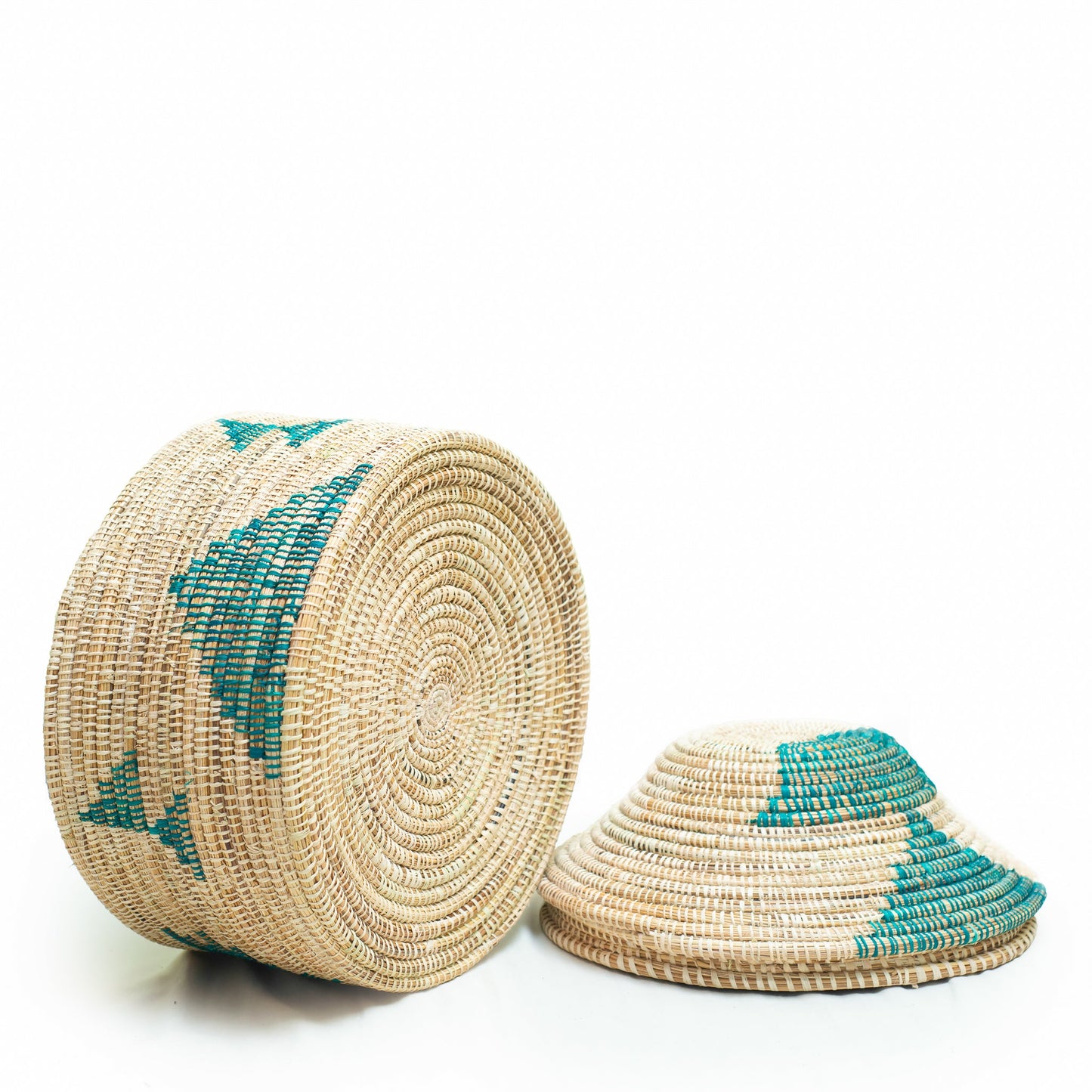 kivu Eco-Friendly Handmade Lidded  Basket