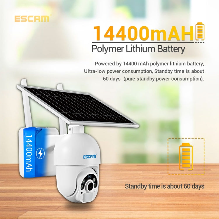 ESCAM QF450 HD 1080P 4G EU Version Solar Powered IP Camera with 16G