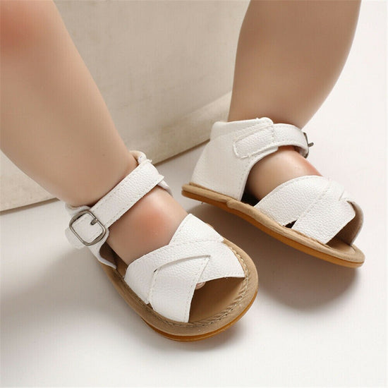 Newborn Infant Baby Girls Boys Sandals Shoes Solid