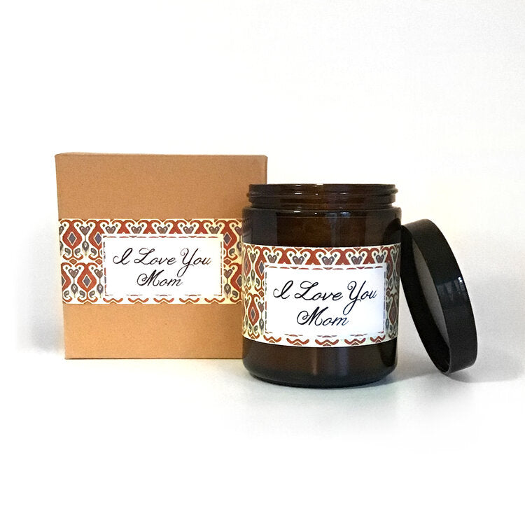 I Love You Mom Citrus + Sage Scented Soy Wax Candle Main image